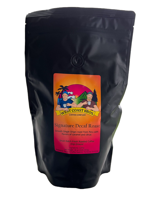 Signature Decaf Medium Roast (Peru Single Origin) - Available in Pods!